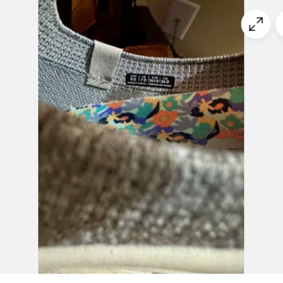 revitalign shoes for women orthotic memory foam knit mule stella gray size 9 - Picture 4 of 6